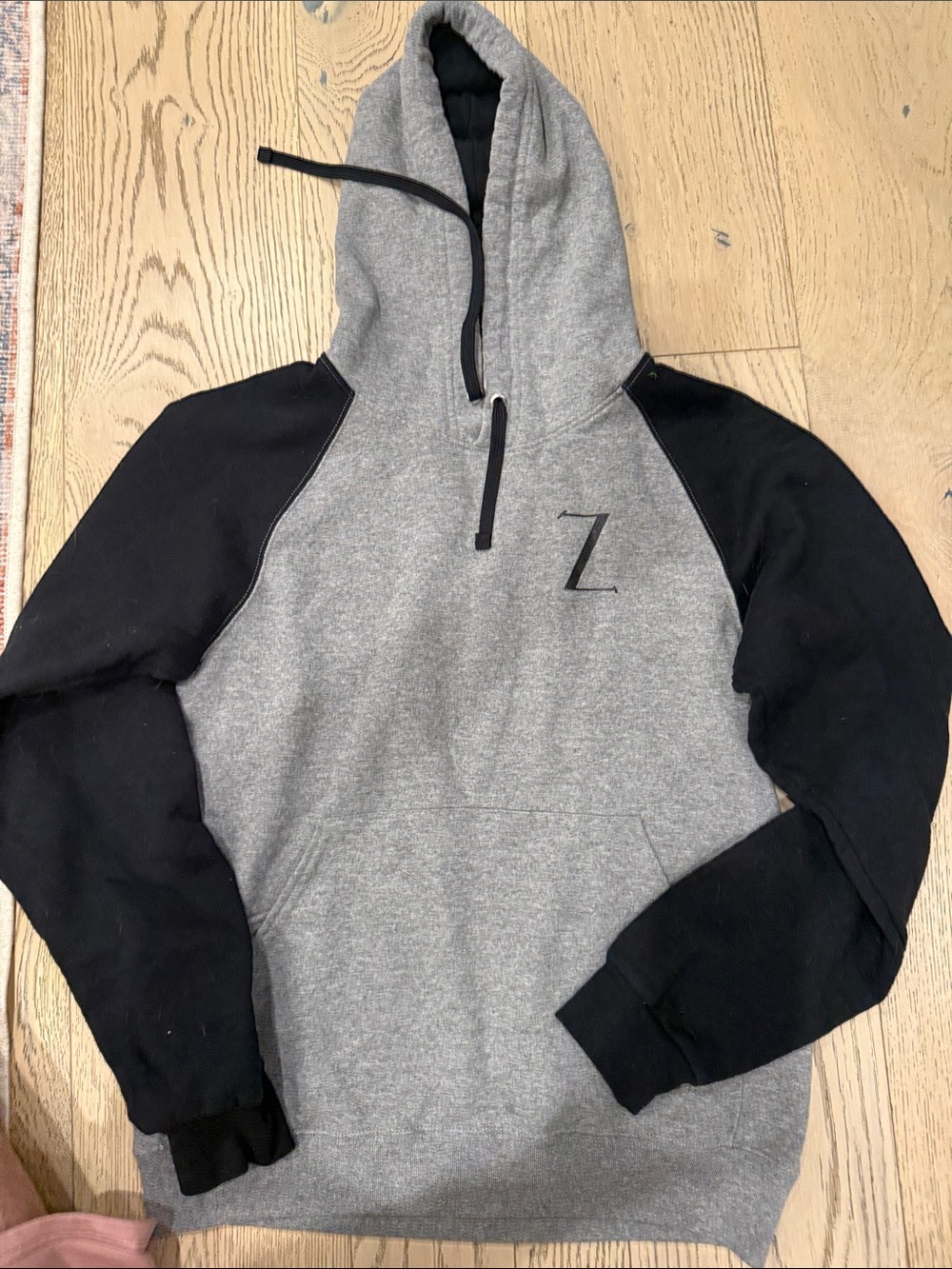 Zeitgeist Bar San Francisco Gray & Black Hooded Pullover Sweatshirt